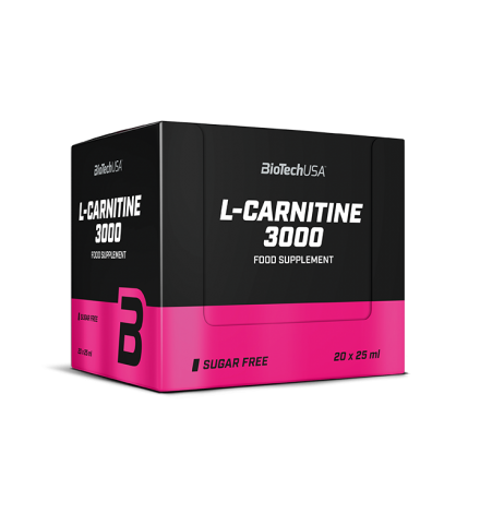 Biotech USA L-Carnitine Ampules 3000 20pcs X 25ml