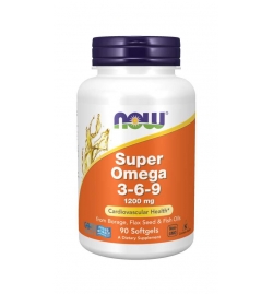 Now Foods Super Omega 3-6-9 1200mg 90 Softgels