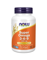 Now Foods Super Omega 3-6-9 1200mg 90 Softgels