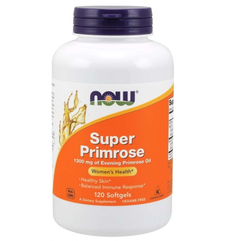 Now Foods Super Primrose 1300mg 120 Softgels Now Foods Super Primrose 1300mg 120 Softgels