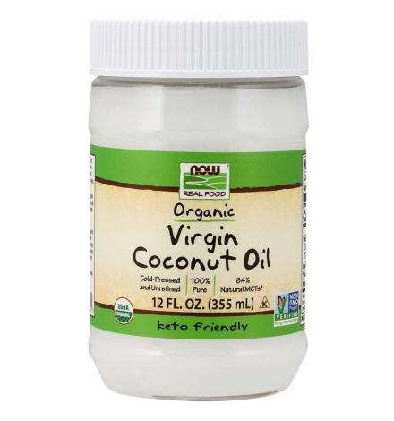 Now Foods Organic Virgin Coconut Oil 355ml Now Foods Organic Virgin Coconut Oil 355ml