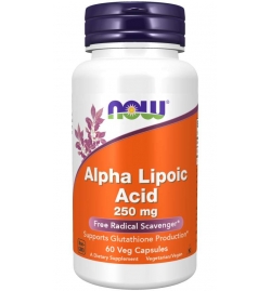 Now Foods Alpha Lipoic Acid 250 mg 60 Veg Capsules