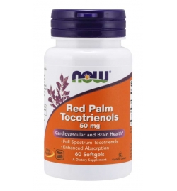 Now Foods Red Palm Tocotrienols 50 mg 60 Softgels