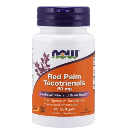 Now Foods Red Palm Tocotrienols 50 mg 60 Softgels