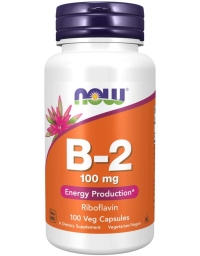 Now Foods Vitamin B-2 100 mg 100 Veg Capsules