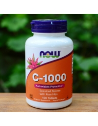 Now Foods Vitamin C 1000mg - 100 tablets