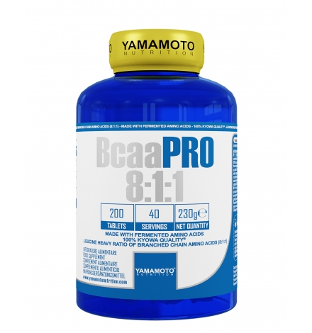 Yamamoto Nutrition BCAA PRO 8:1:1 Kyowa® Quality 200 Tablets