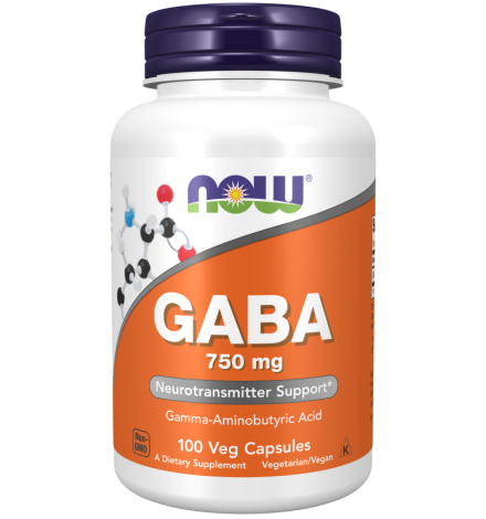 Now Foods Gaba 750mg 100VCaps