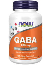 Now Foods Gaba 750mg 100VCaps