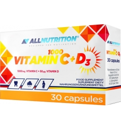 AllNutrition Vitamin C 1000mg + D3 2000IU 30 Caps