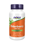 Now Foods Elderberry 500 mg 60 Veg Capsules