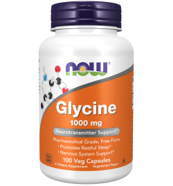 Now Foods Glycine 1000 mg 100 Veg Capsules