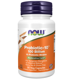 Now Foods Probiotic-10™ 100 Billion 30 Veg Capsules