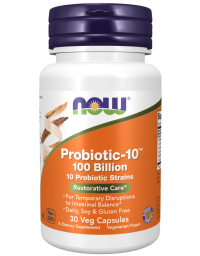 Now Foods Probiotic-10™ 100 Billion 30 Veg Capsules