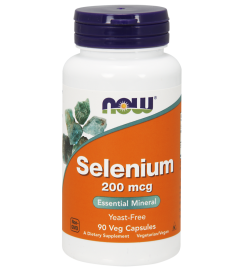 Now Foods Selenium 200 mcg 90 Veg Capsules