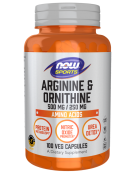 Now Foods Arginine & Ornithine 100 Capsules