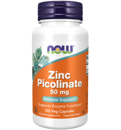 Now Foods Zinc Picolinate 50mg 120VCaps