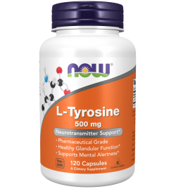 Now Foods L-Tyrosine 500mg 120 Caps