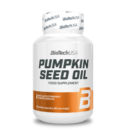 BioTech USA Pumpkin Seed Oil 600mg 60 Capsules