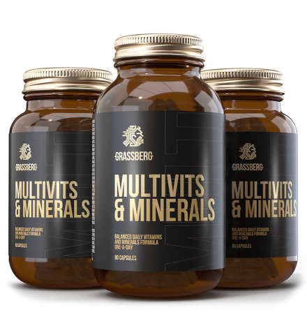 Grassberg Multivits & Mineral 60 Caps Grassberg Multivits & Mineral 60 Caps