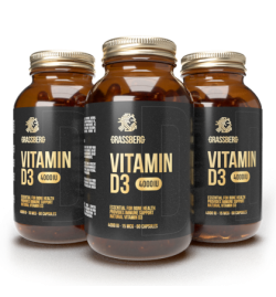 Grassberg Vitamin D3 4000IU 90 Caps