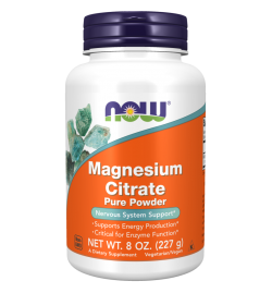 Now Foods Magnesium Citrate Pure Powder 227g