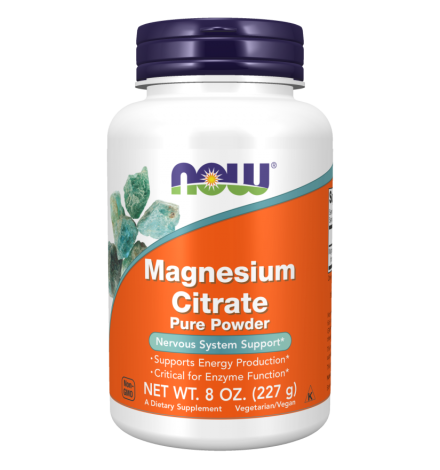Now Foods Magnesium Citrate Pure Powder 227g