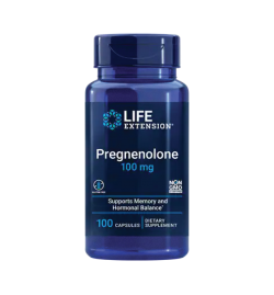 Life Extension Pregnenolone 100mg 100 Capsules