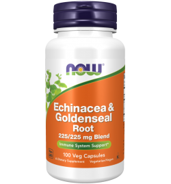 Now Foods Echinacea & Goldenseal Root 100Veg Capsules