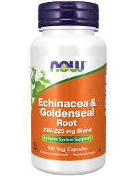 Now Foods Echinacea & Goldenseal Root 100Veg Capsules