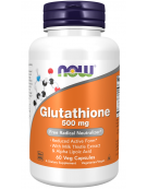 Now Foods Glutathione 500mg 60 Veg Capsules