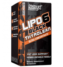 Nutrex Lipo 6 Black Thyrolean Ultra Concentrate 60 Capsules