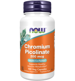 Now Foods Chromium Picolinate 200mcg 100 Caps