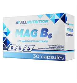 AllNutrition Mag B6 670mg Magnesium Citrate 30 Capsules