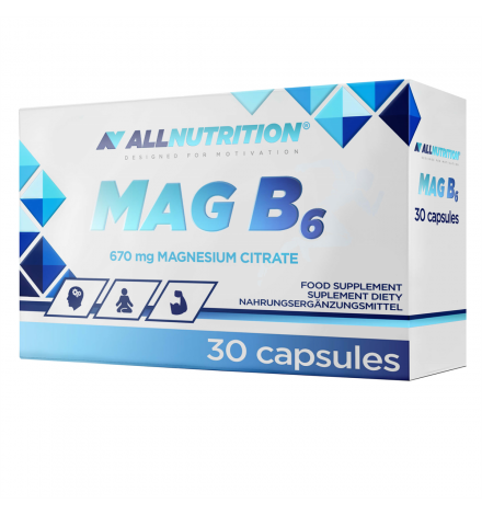 AllNutrition Mag B6 670mg Magnesium Citrate 30 Capsules