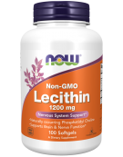 Now Foods Lecithin 1200mg NON GMO - 100 Softgels