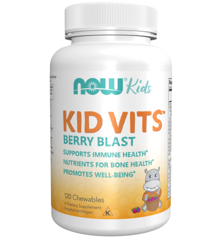 Now Foods Kid Vits Berry Blast 120 Chewables