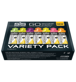 SIS Go Isotonic Energy Gel 7 x 60ml Variety Pack