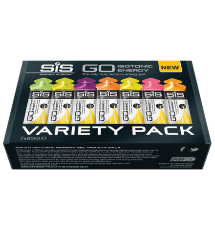 SIS Go Isotonic Energy Gel 7 x 60ml Mixed