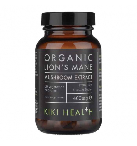 KIKI Health Lion’s Mane’s Extract Organic – 60 Vegicaps