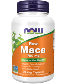 Now Foods Maca 750 mg Raw 90 Veg Capsules