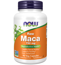 Now Foods Maca 750 mg Raw 90 Veg Capsules