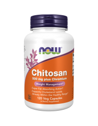 Now Foods Chitosan 500mg Plus Chromium 120 Caps