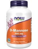 Now Foods D-Mannose 500mg - 120 VCaps