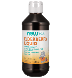 Now Foods Elderberry Liquid For Kids 237ml