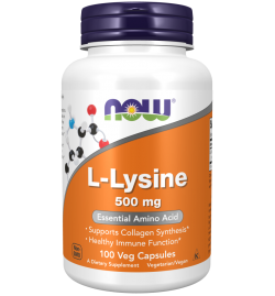 Now Foods L-Lysine 500 mg 100 Tablets