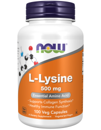 Now Foods L-Lysine 500 mg 100 Tablets