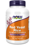 Now Foods Red Yeast Rice 600 mg with CoQ10 30 mg - 60 VCaps