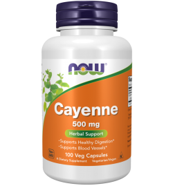 Now Foods Cayenne 500 mg100  Veg Capsules