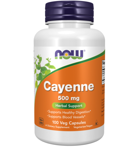 Now Foods Cayenne 500 mg100  Veg Capsules